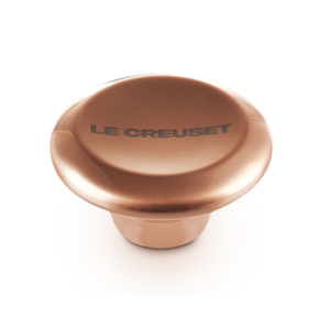 Le Creuset koperkleur knop origineel 5,7 cm