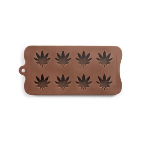 Siliconen chocolade cannabis blad vorm - Ibili