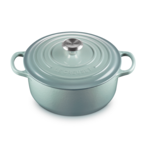 Braadpan gietijzer 20 cm rond - Le Creuset Signature - Sea salt