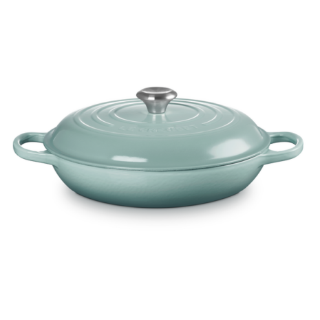 braadpan campagnard 30 cm sea salt le creuset