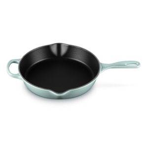 Diepe skillet gietijzer 26 cm Sea Salt - Le Creuset