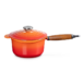 steelpan gietijzer met houten handvat 18 cm le creuset